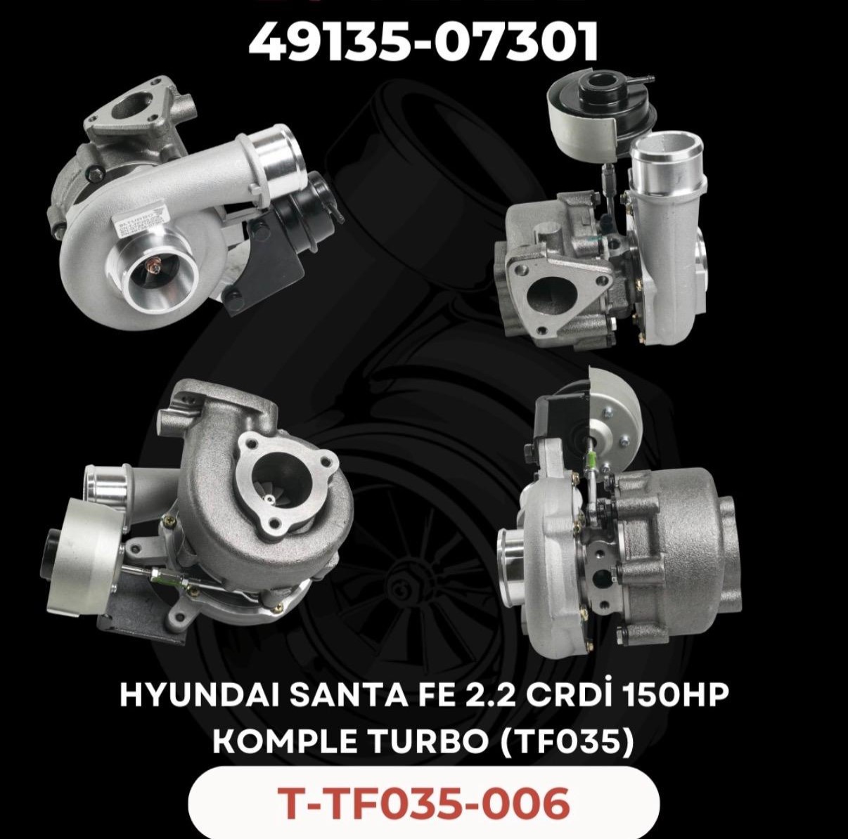 hyundai-santa-fe-22-crdi-150hp-komple-turbo-tf035